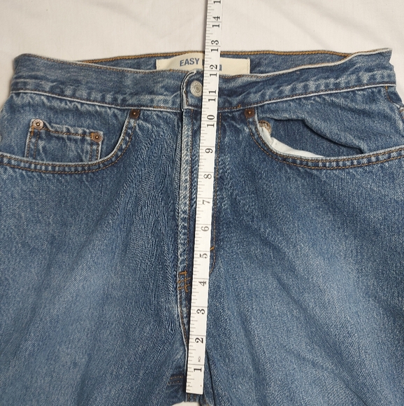 Gap Easy Fit Mens Straight Leg Mid Rise Blue Jeans, 30 x 31" - Picture 10 of 10